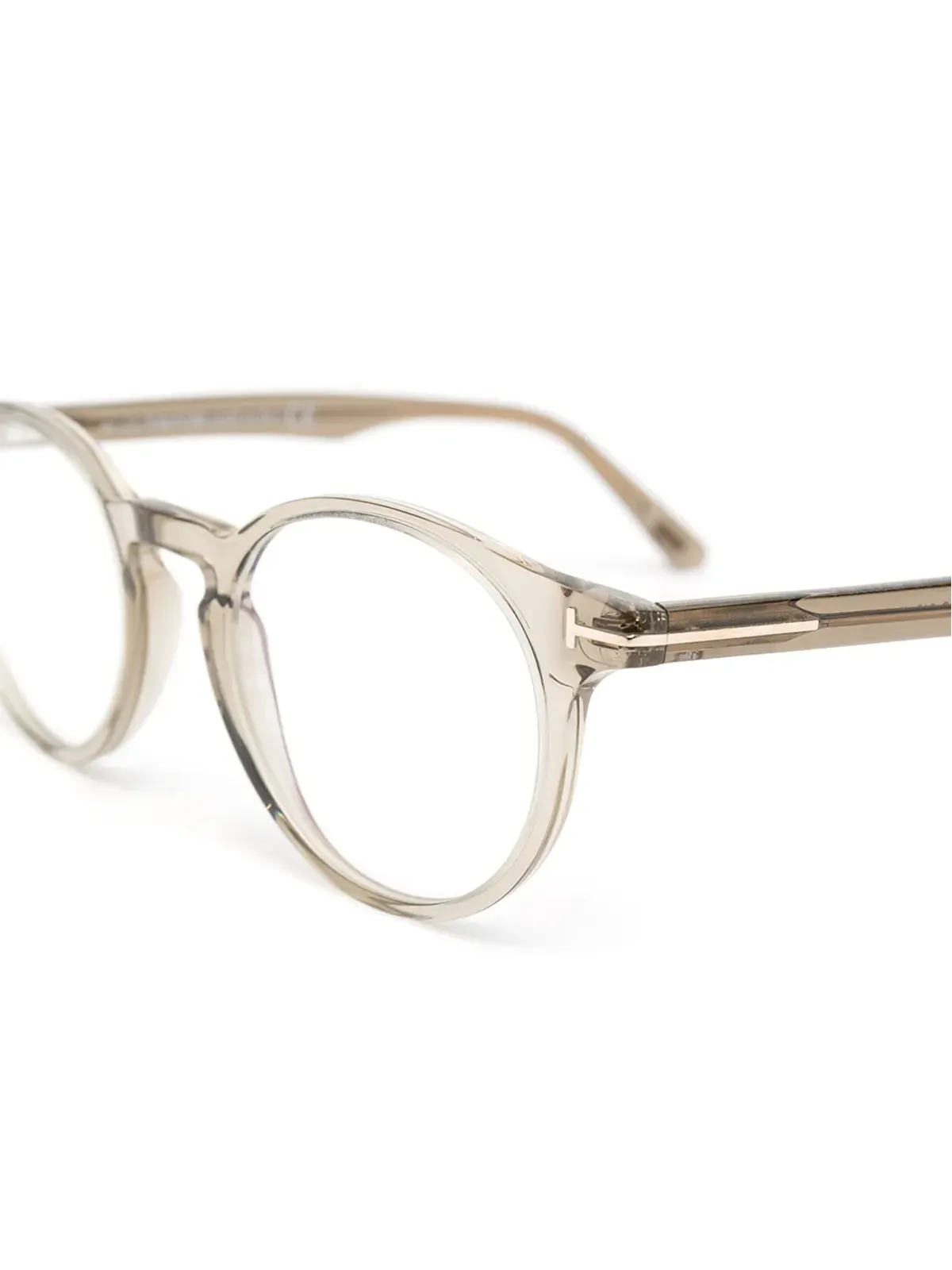 TOM FORD Eyewear TF5557B ラウンドフレームオプティカルグラス - 画像3