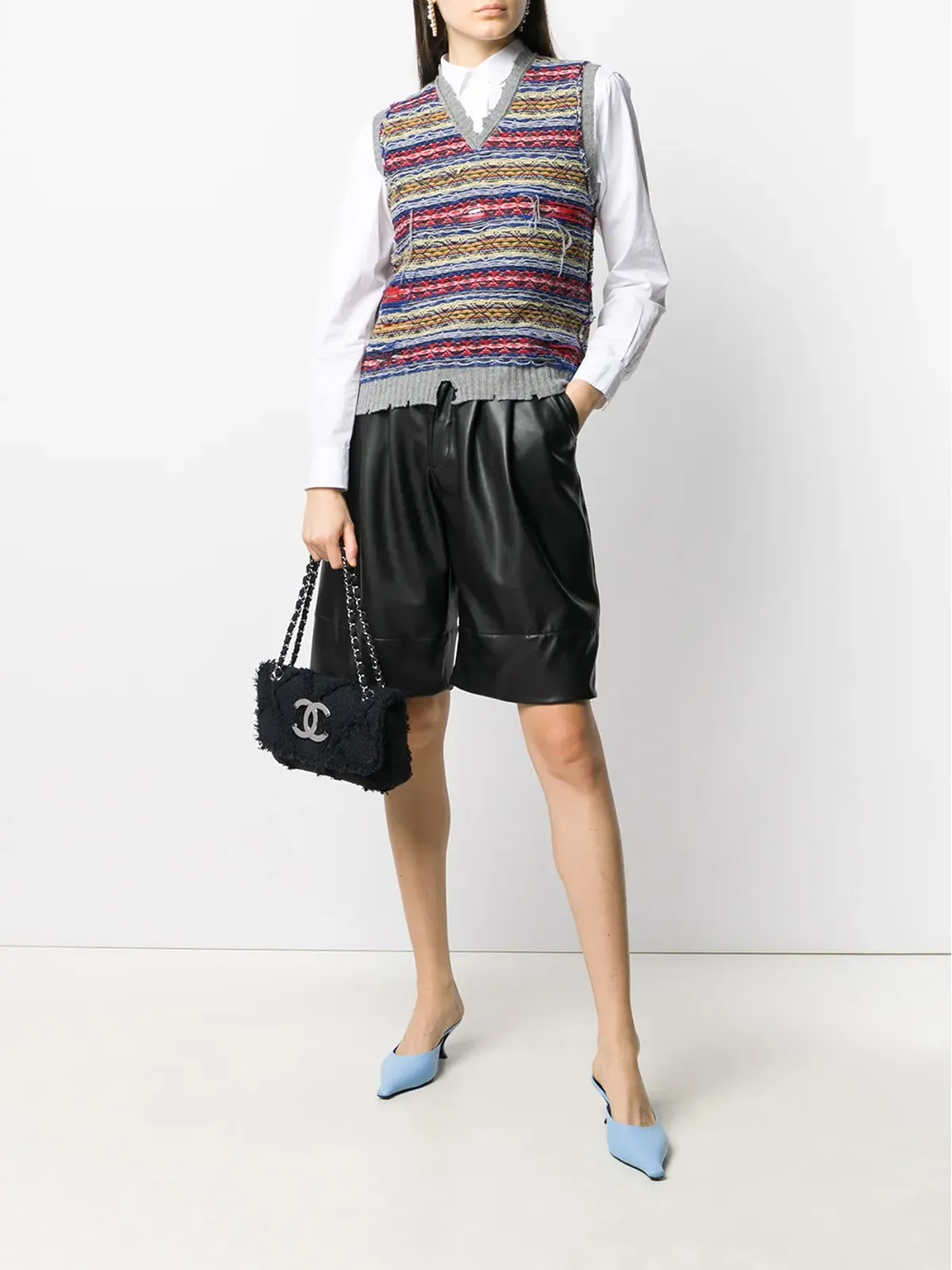 CHANEL ビンテージ 2008-2009 インターリロックCCショルダーバッグ - 画像2