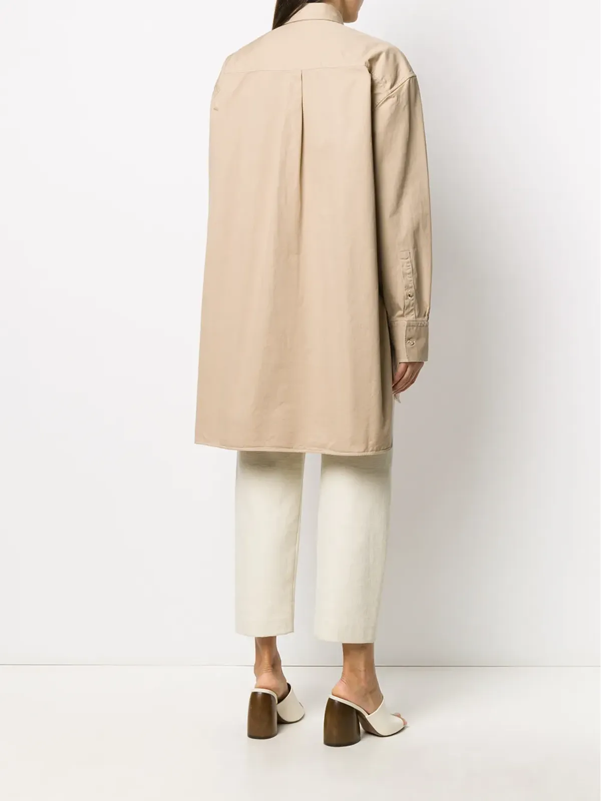 Lanvin オーバーサイズ長袖シャツ - Neutrals - 画像4