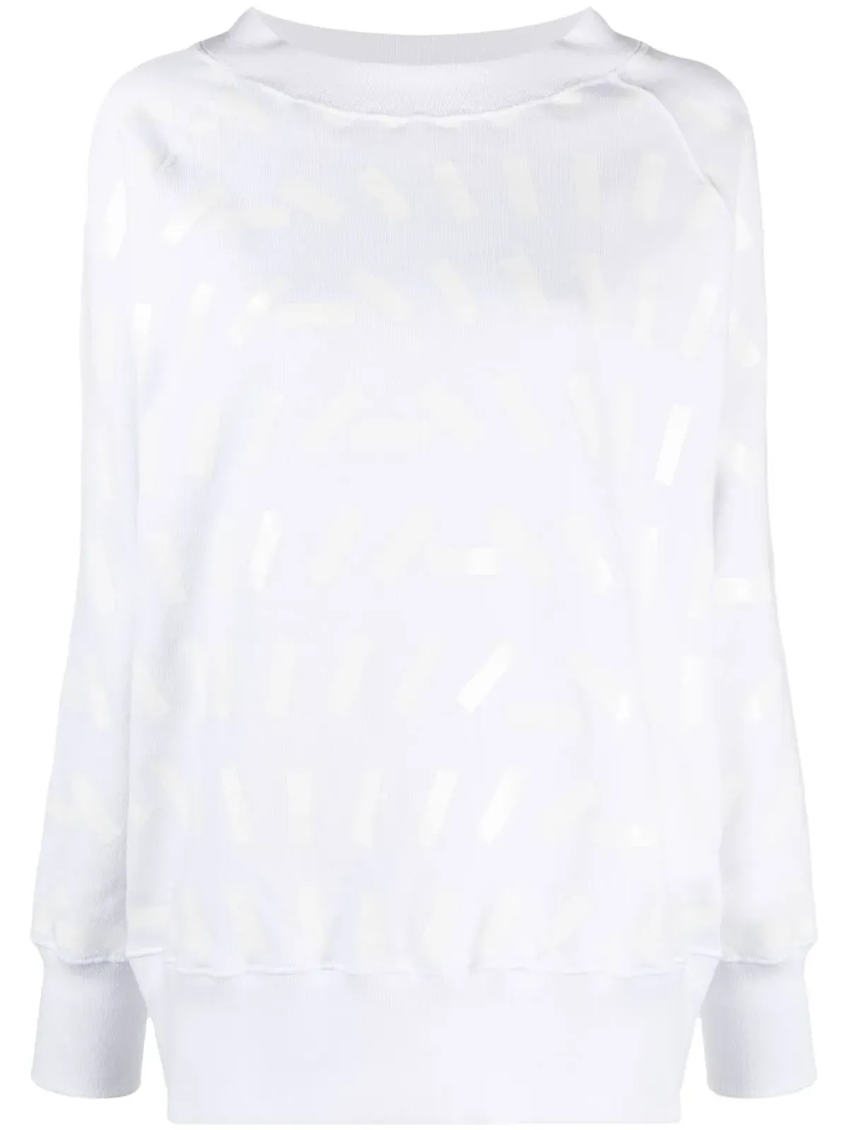 Maison Margiela テーププリントスウェットシャツ - 画像1