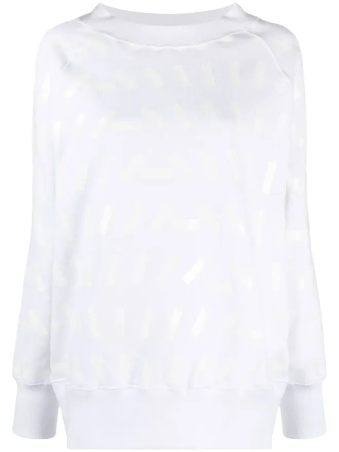 Maison Margiela Maison Margiela テーププリントスウェットシャツの商品画像