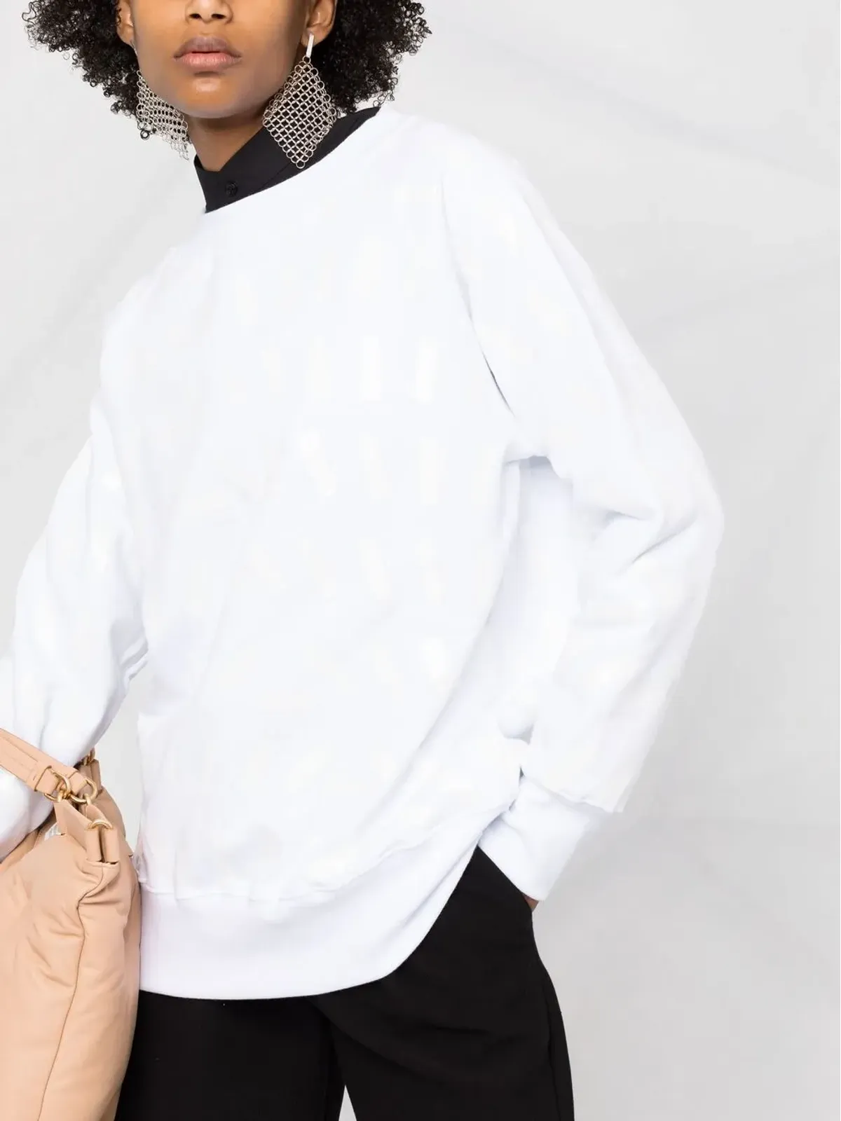 Maison Margiela テーププリントスウェットシャツ - 画像5