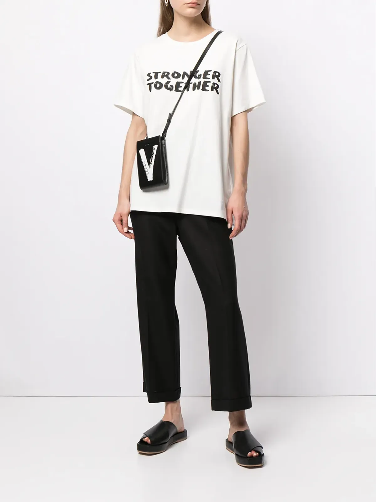 Ports V ストロンガー トゥギャザー プリント Tシャツ - 画像3