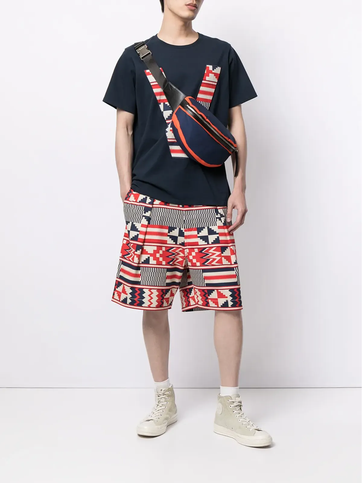 Ports V VロゴTシャツ - 画像2