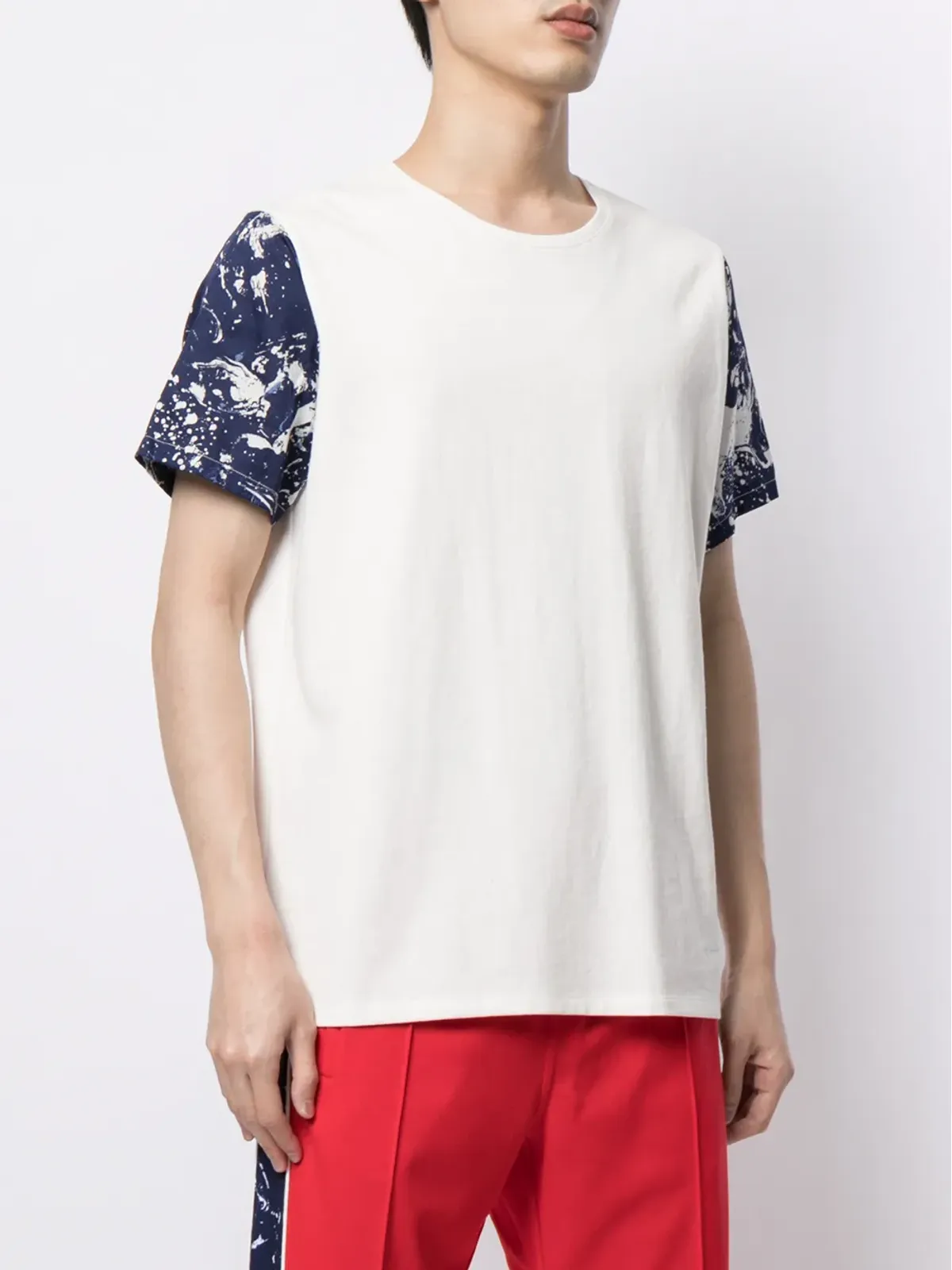 Ports V ペイントスプラッター 半袖 Tシャツ - 画像4