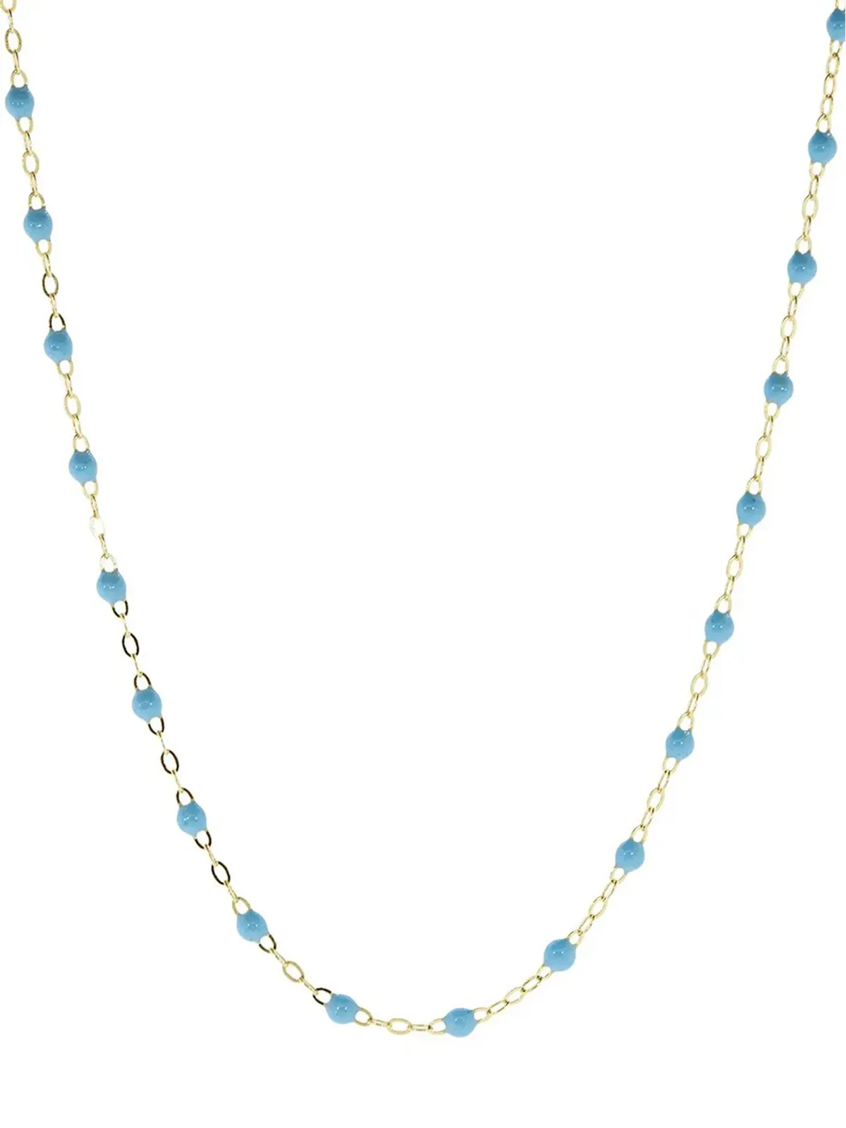 Gigi Clozeau 18K イエローゴールド クラシック ターコイズ ネックレス - 画像2