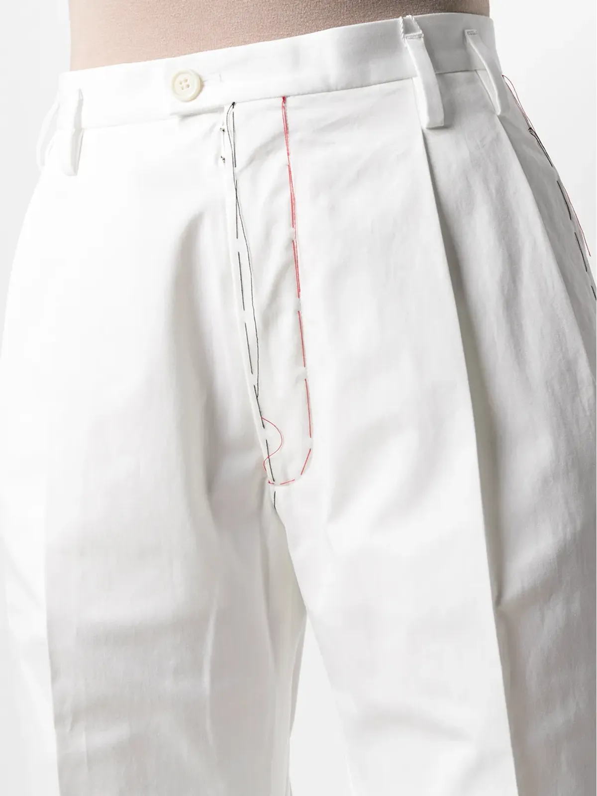 Maison Margiela ハイウエストストレートパンツ - Neutrals - 画像5