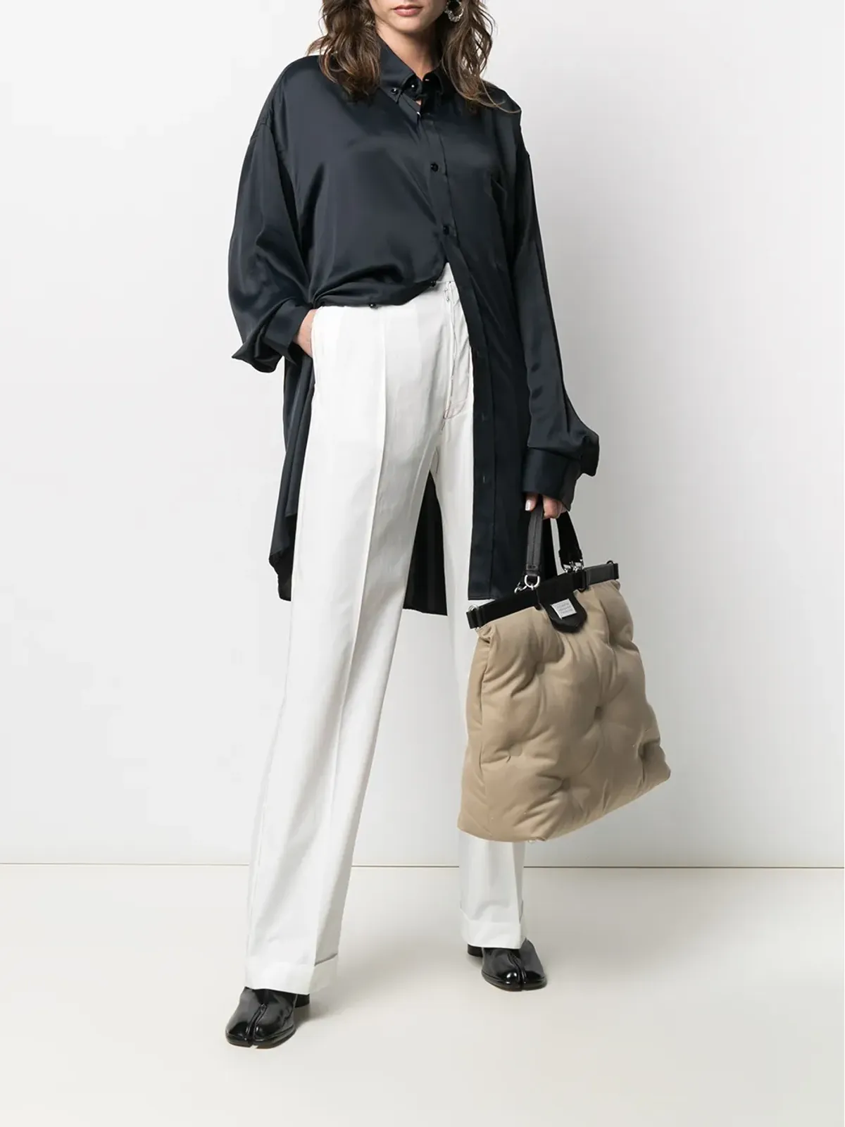 Maison Margiela ハイウエストストレートパンツ - Neutrals - 画像2
