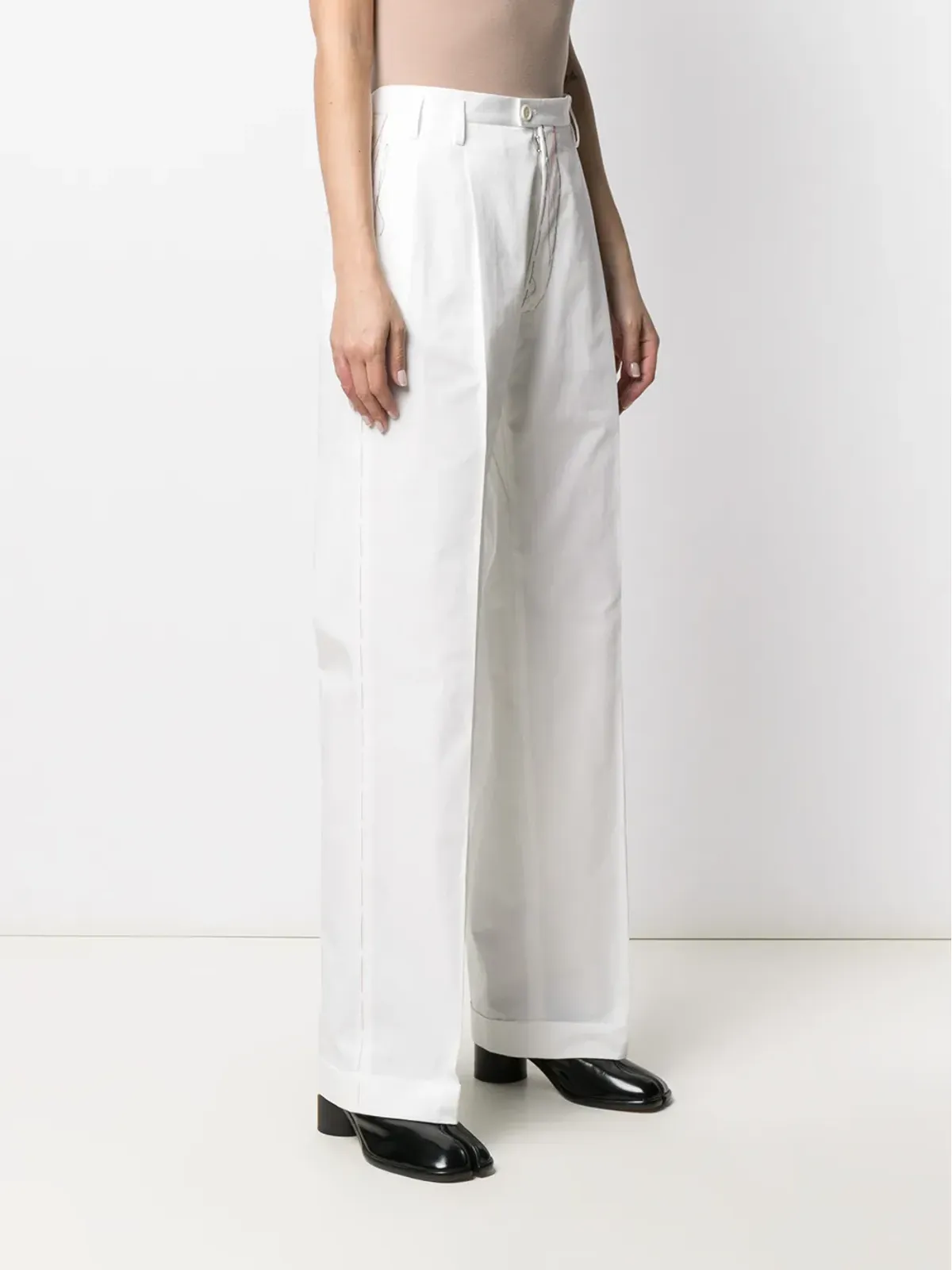 Maison Margiela ハイウエストストレートパンツ - Neutrals - 画像3