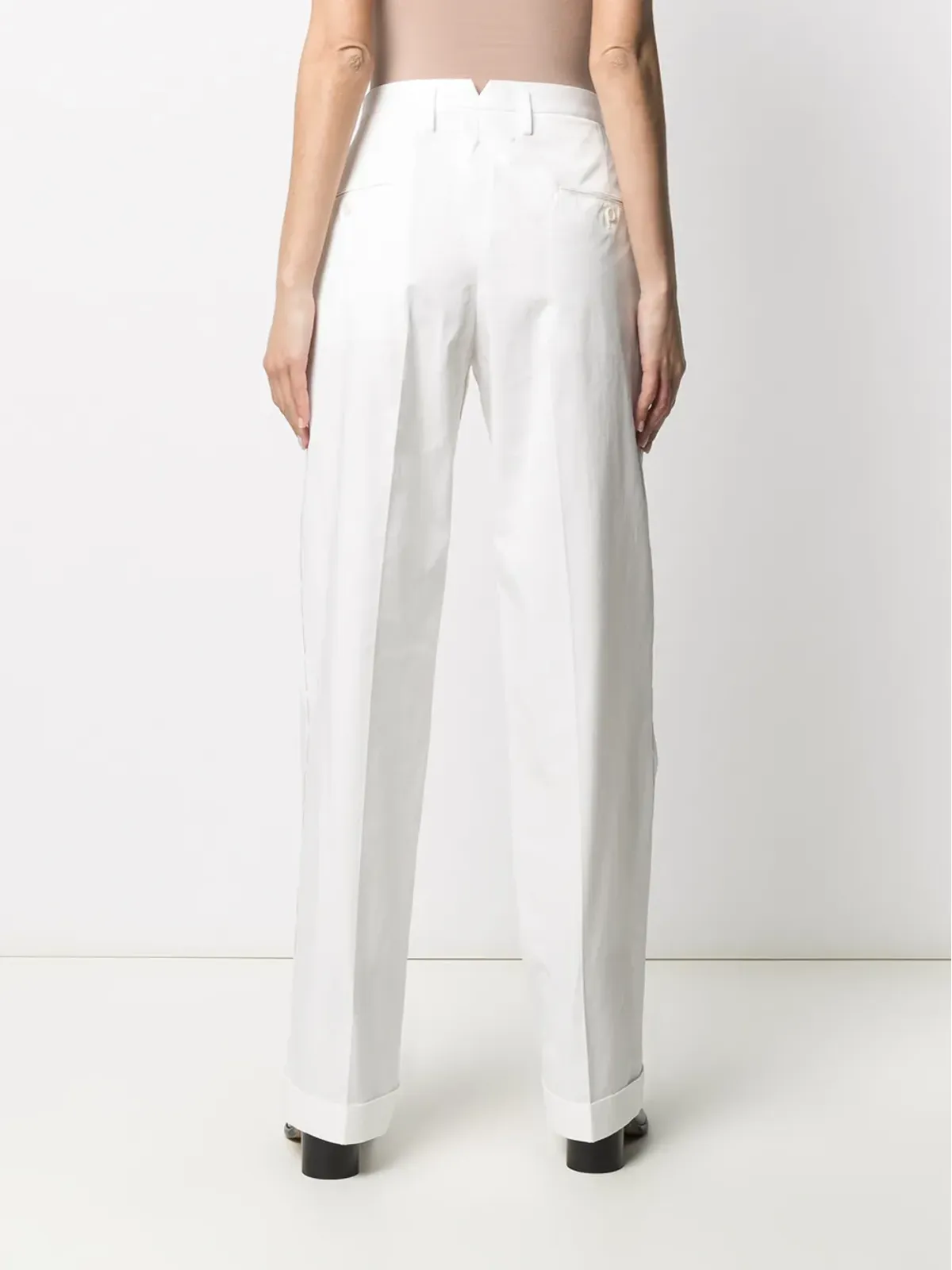 Maison Margiela ハイウエストストレートパンツ - Neutrals - 画像4