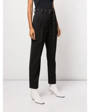 Proenza Schouler クロップドスーツパンツ - ブラック - サムネイル3