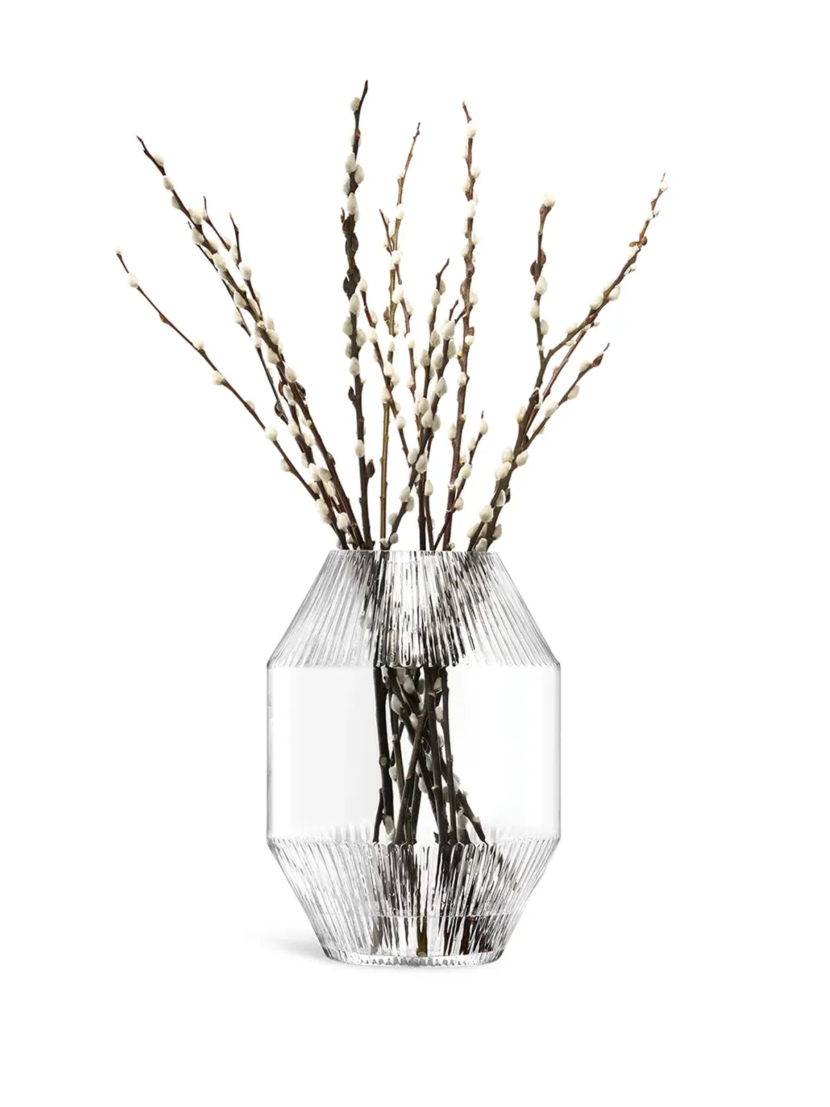 LSA International Rotunda vase (37cm) - White - 画像2