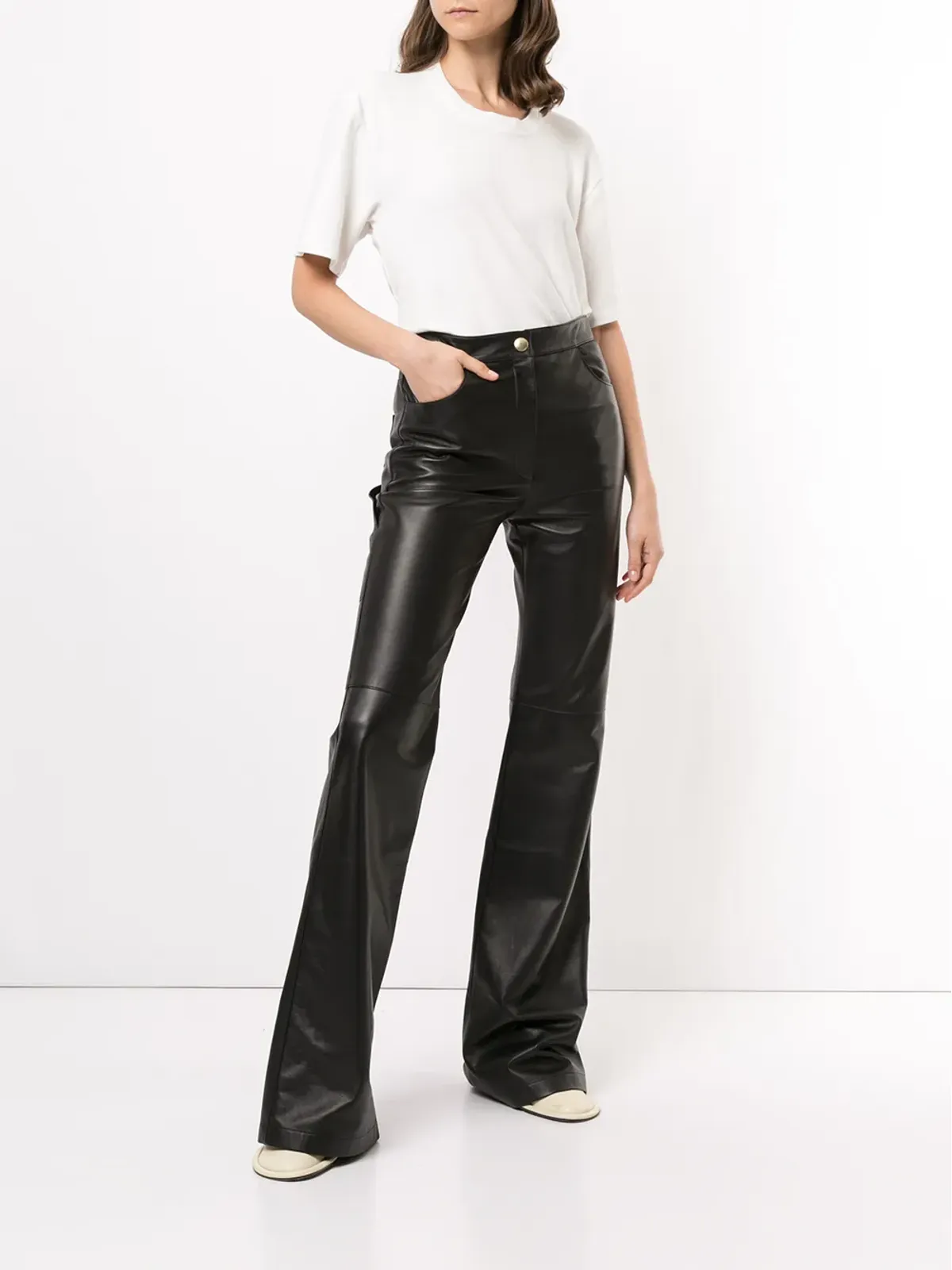 Proenza Schouler リアカットアウトディテールTシャツ - 画像2
