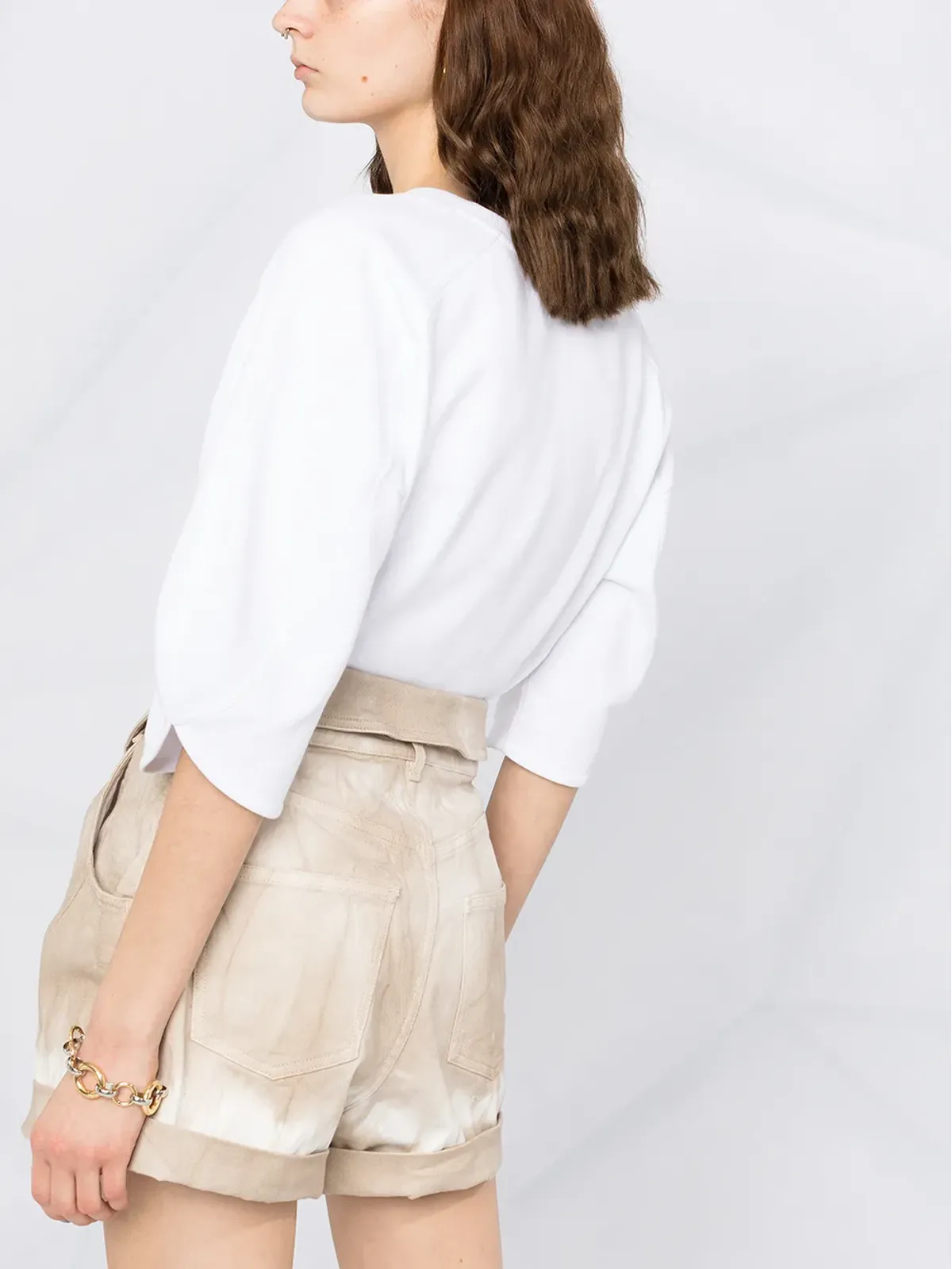 Stella McCartney タイダイデニムショーツ - 画像5