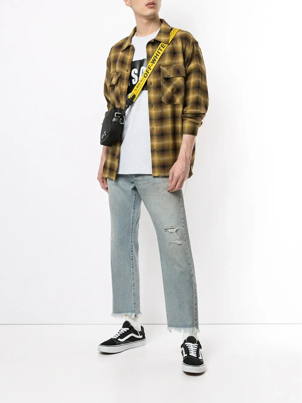 MSGM ロゴプリント Tシャツ - グレー - 画像2