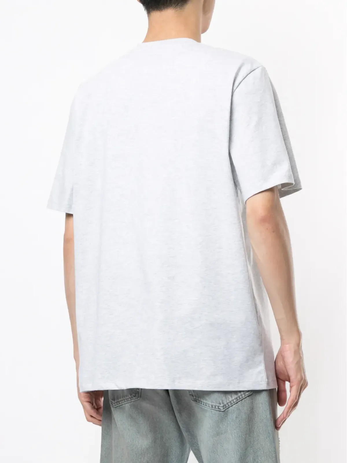 MSGM ロゴプリント Tシャツ - グレー - 画像4