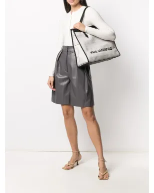 Karl Lagerfeld K/Skuare レザー トートバッグ - サムネイル2