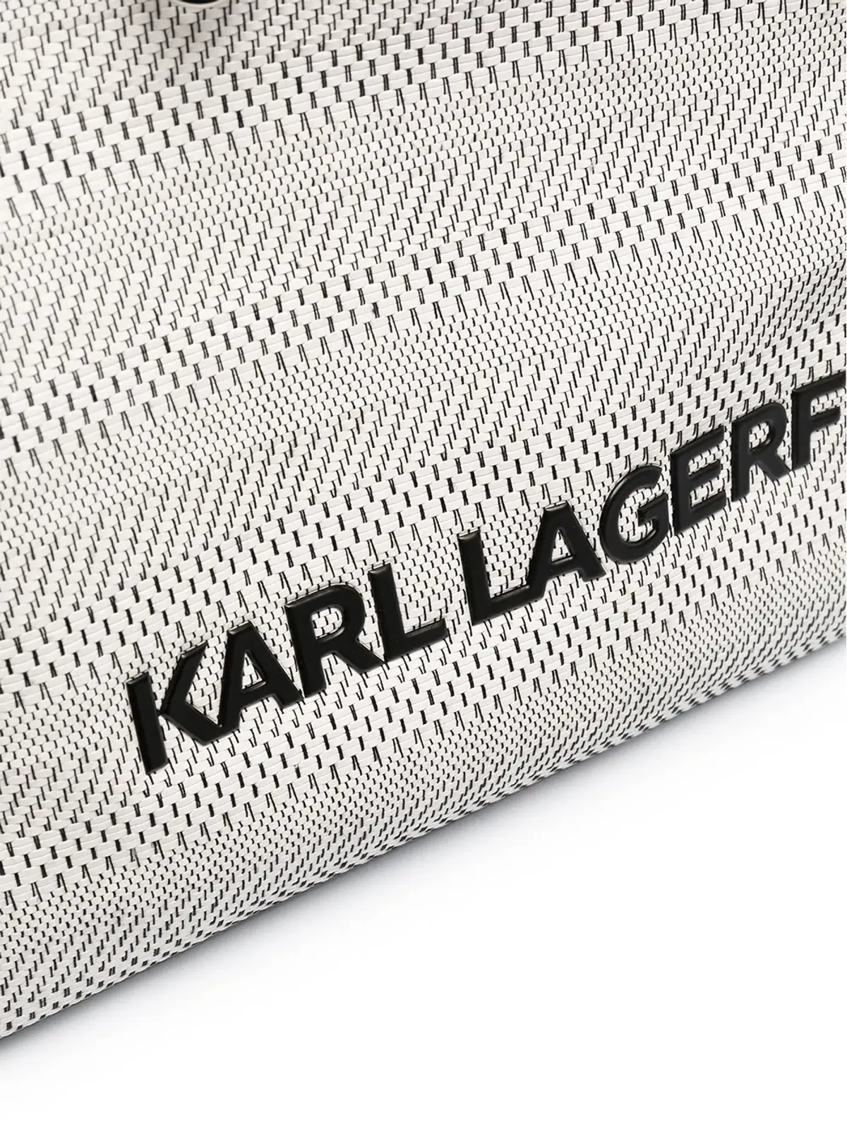 Karl Lagerfeld K/Skuare レザー トートバッグ - 画像4
