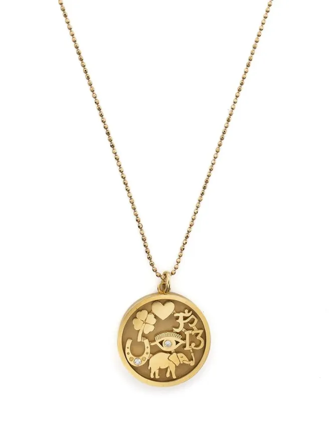 Jennifer Meyer Jennifer Meyer 18K イエローゴールド ダイヤモンド グッドラック ネックレスの商品画像