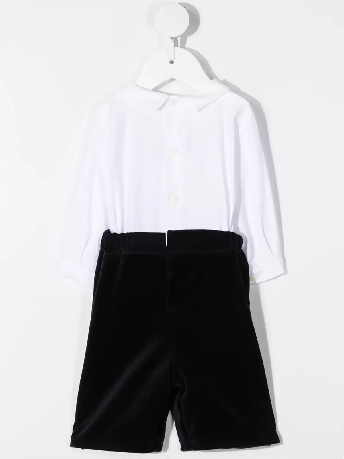 La Stupenderia シャツとパンツのロンパース - 画像2