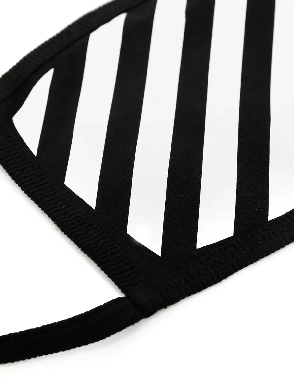 Off-White 斜めプリントフェイスマスク - 画像3