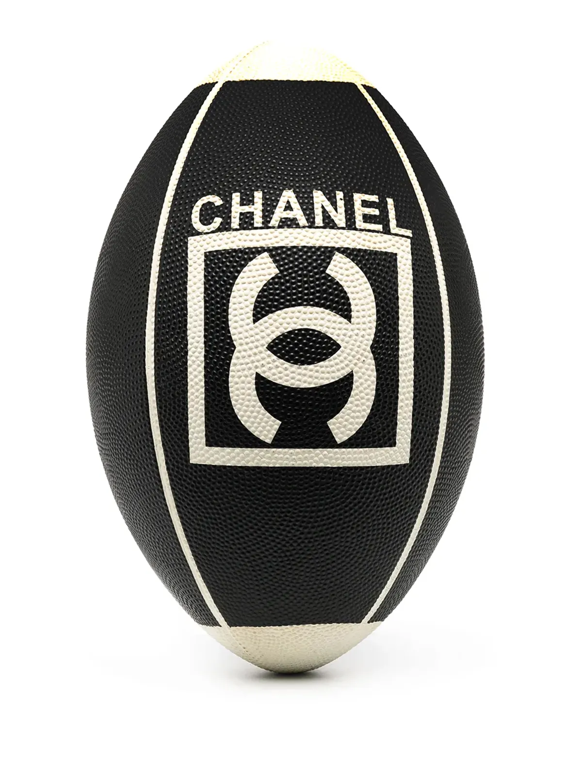 CHANEL ビンテージ 2007 CCロゴ ラグビーボール型バッグ - 画像2