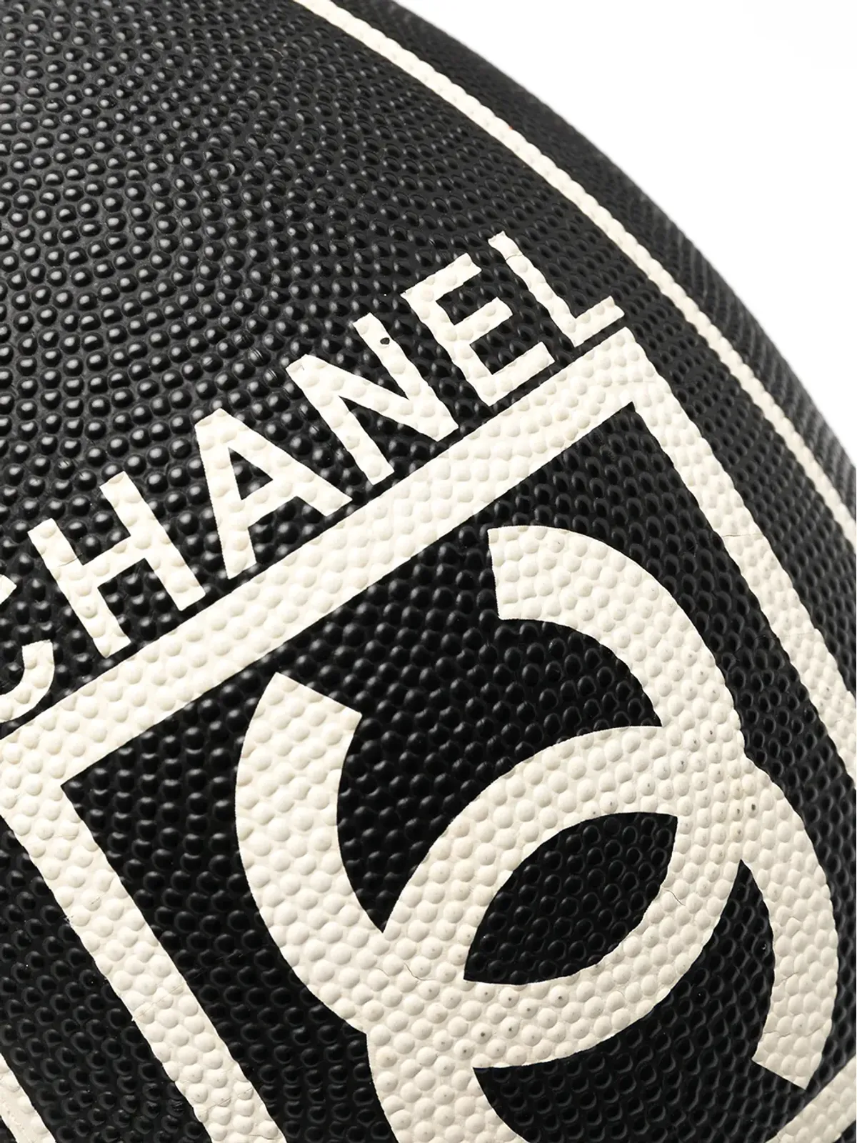 CHANEL ビンテージ 2007 CCロゴ ラグビーボール型バッグ - 画像3