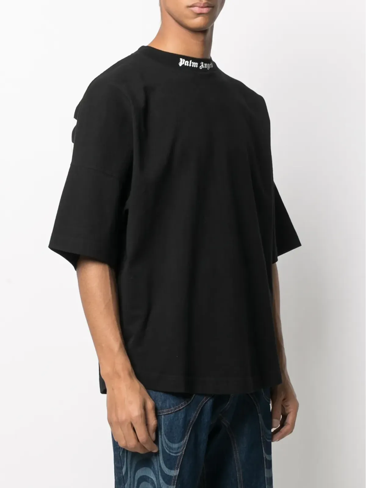 Palm Angels ロゴプリント コットンTシャツ - 画像4