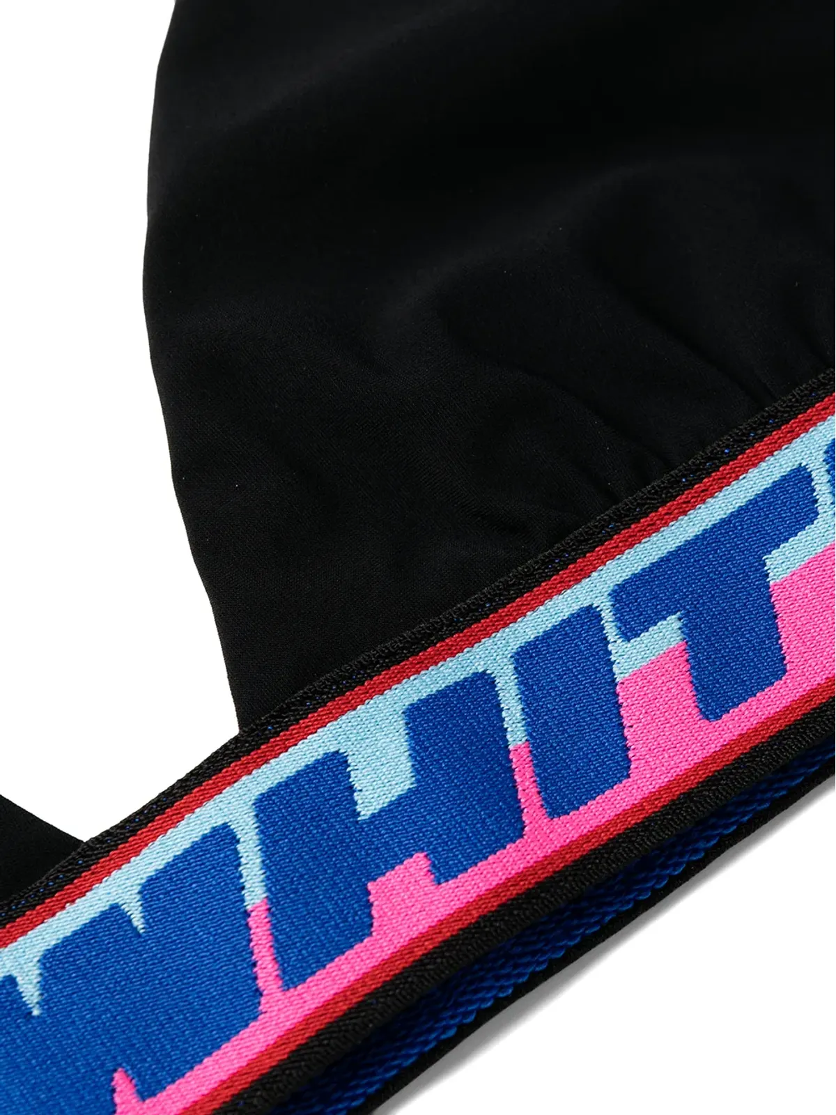 Off-White ロゴテープビキニ - ブラック - 画像3