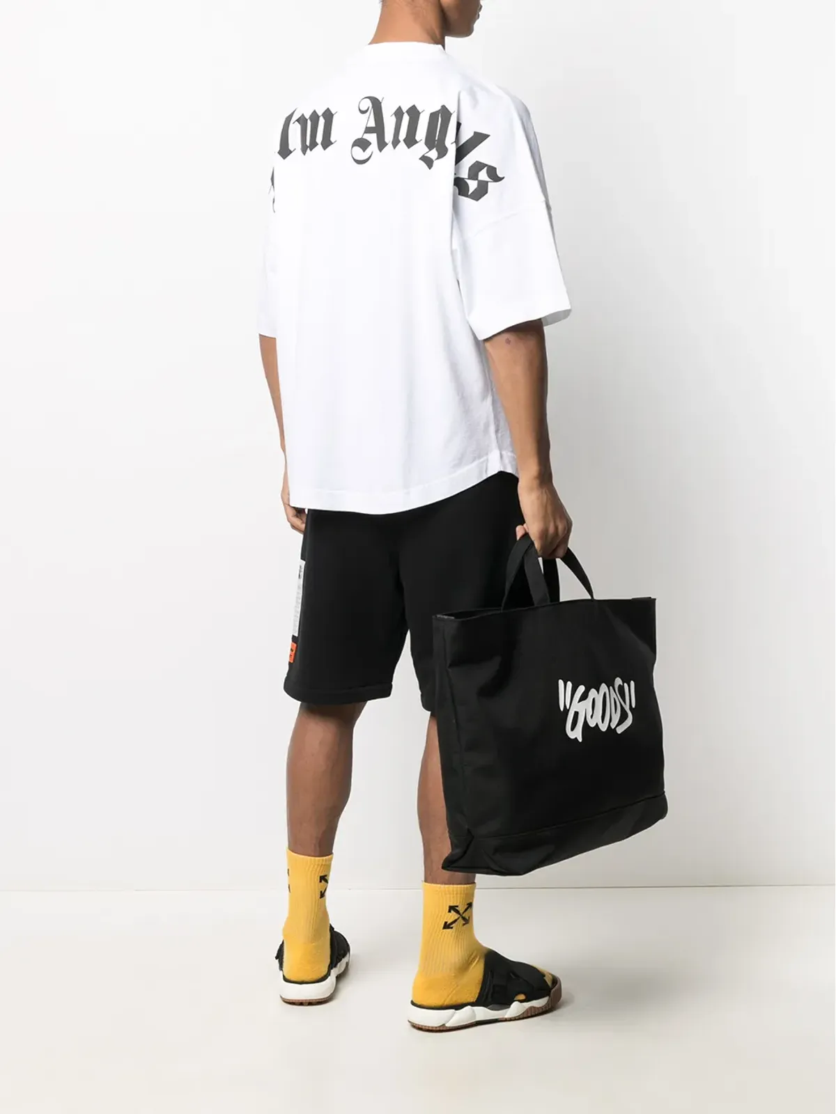 Palm Angels ロゴオーバーTシャツ - 画像2