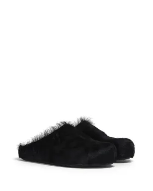 Marni ファスベット・サボット・カーフヘア・スリッパ - サムネイル2