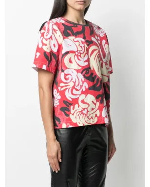 Marni グラフィックプリント半袖ブラウス - サムネイル3