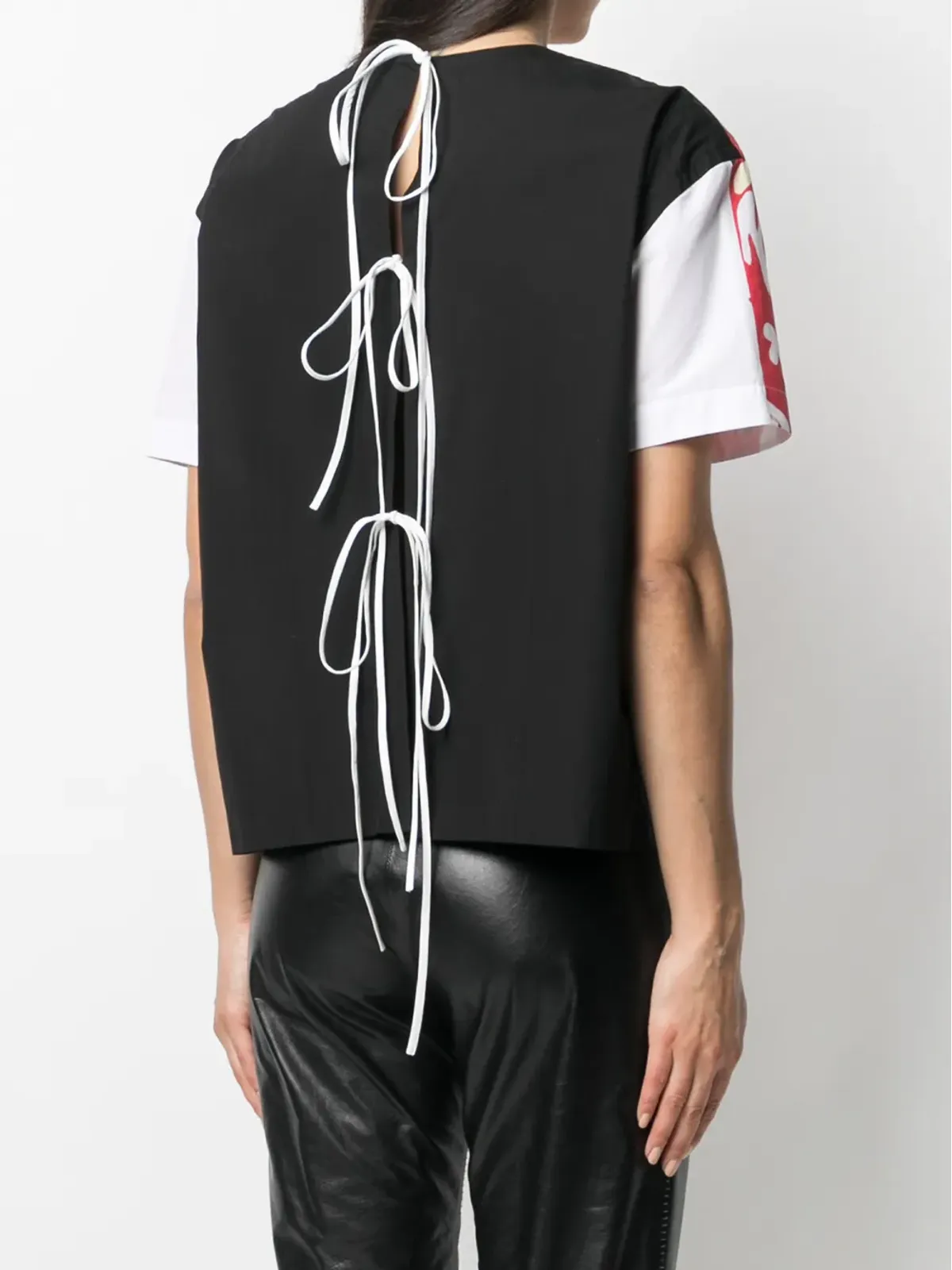 Marni グラフィックプリント半袖ブラウス - 画像4