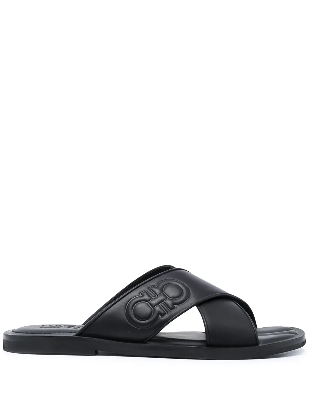 Ferragamo クロスオーバーストラップサンダル - 画像1