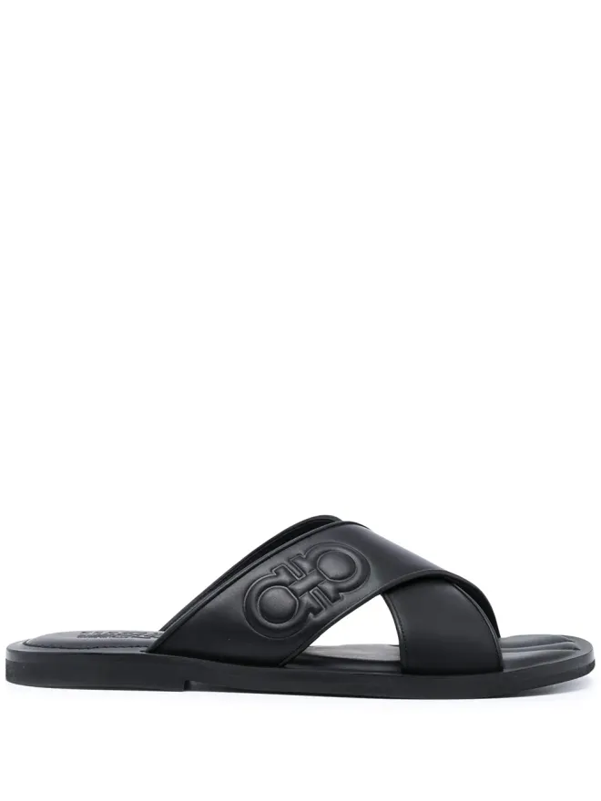 FERRAGAMO Ferragamo クロスオーバーストラップサンダルの商品画像