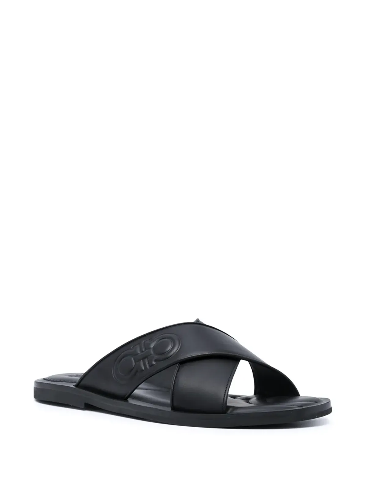 Ferragamo クロスオーバーストラップサンダル - 画像2