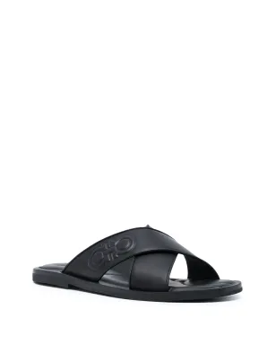 Ferragamo クロスオーバーストラップサンダル - サムネイル2