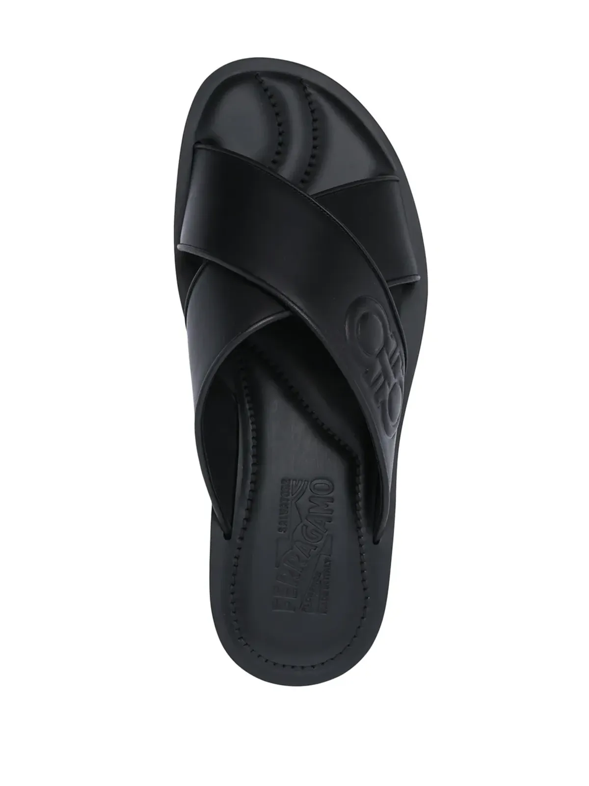 Ferragamo クロスオーバーストラップサンダル - 画像4