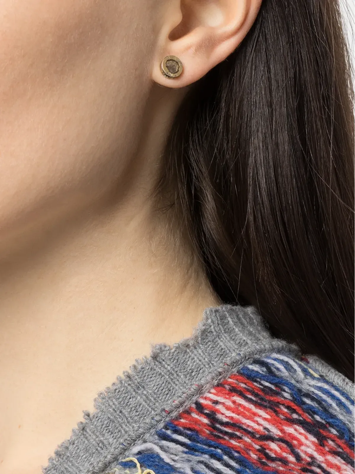 Parts of Four DA18K+FCDIA 一粒スタッドピアス（ゴールド） - 画像2
