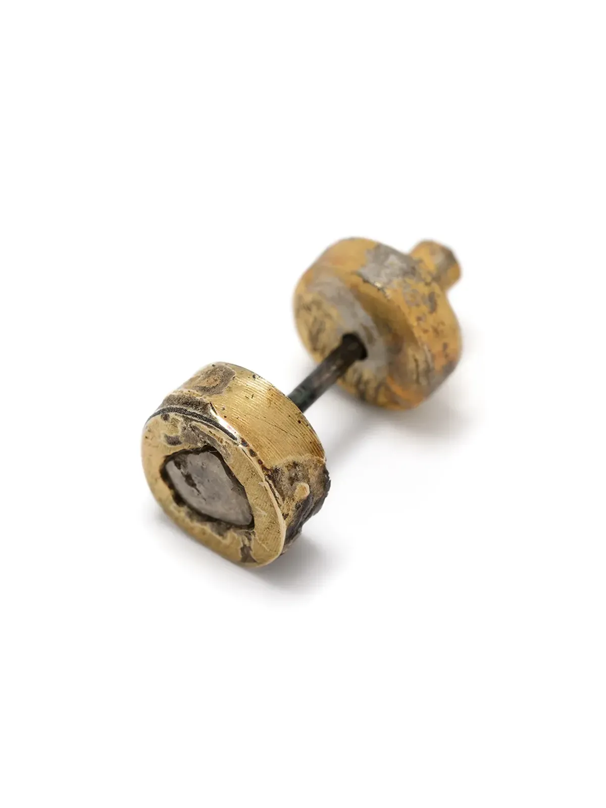 Parts of Four KA18K+FCDIA 一粒スタッドピアス - ゴールド - 画像3
