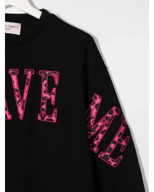 Alberta Ferretti Kids Save Me 刺繍入りスウェットシャツ - サムネイル3
