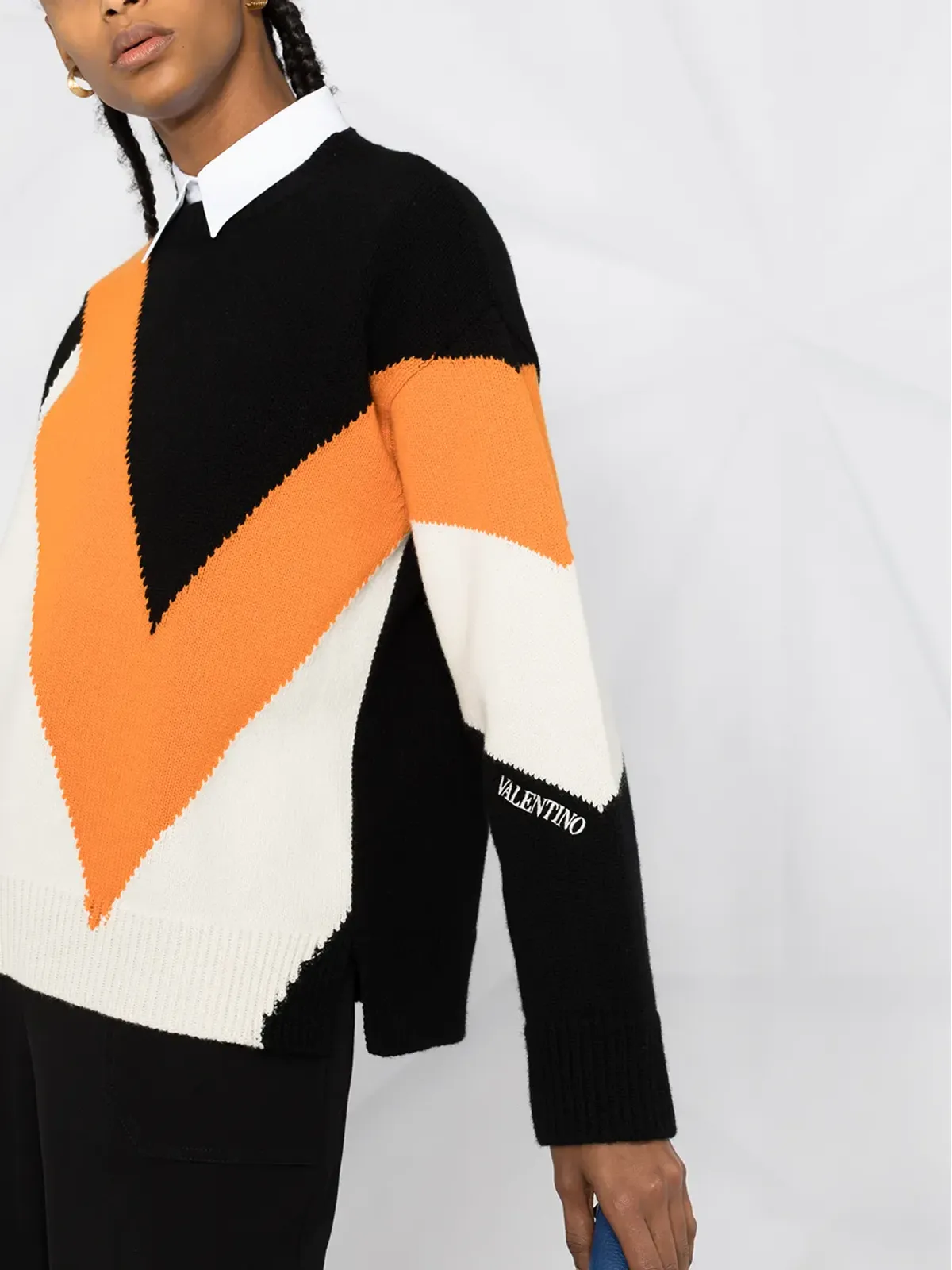 Valentino Garavani インターシャ ニット ジャンパー - 画像3