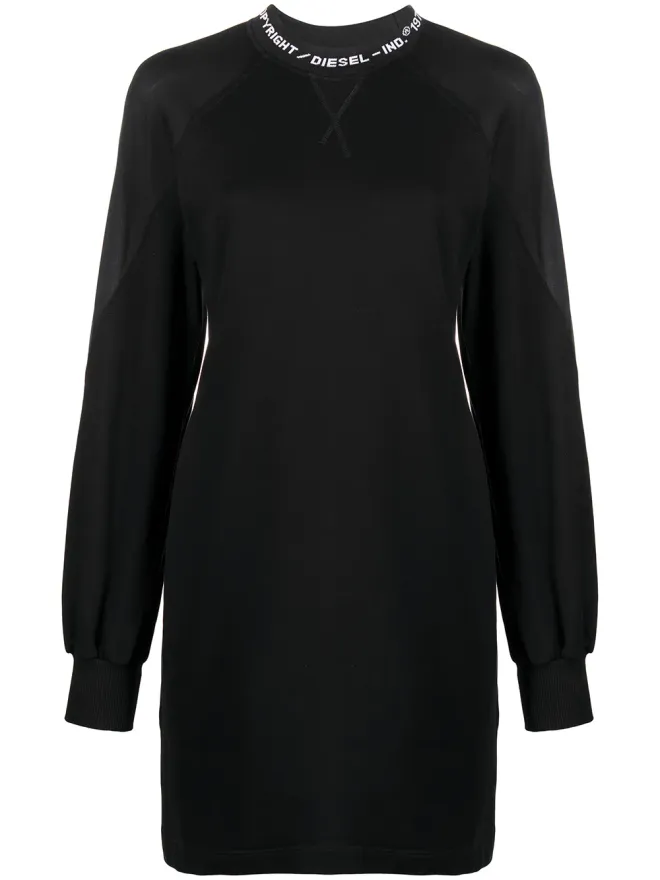 Diesel Diesel ロゴ入りカラー衿付きセータードレスの商品画像
