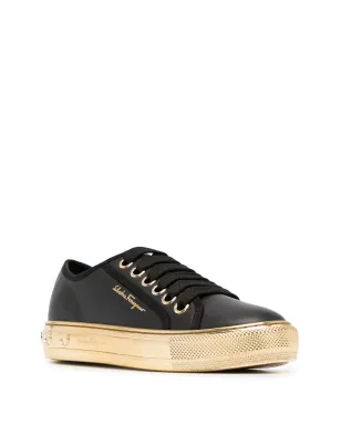 Ferragamo ロゴプリント レースアップスニーカー - サムネイル2