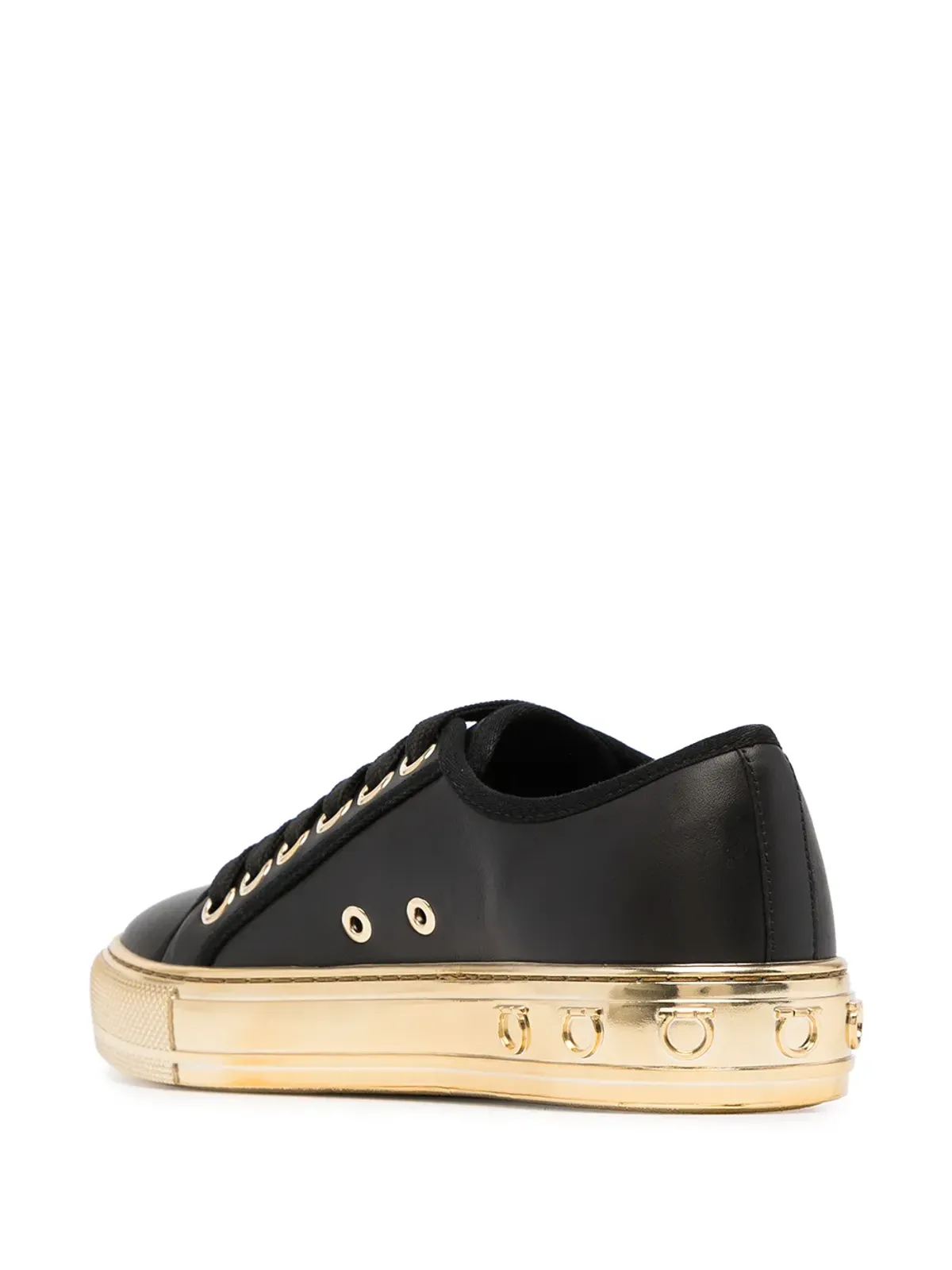 Ferragamo ロゴプリント レースアップスニーカー - 画像3