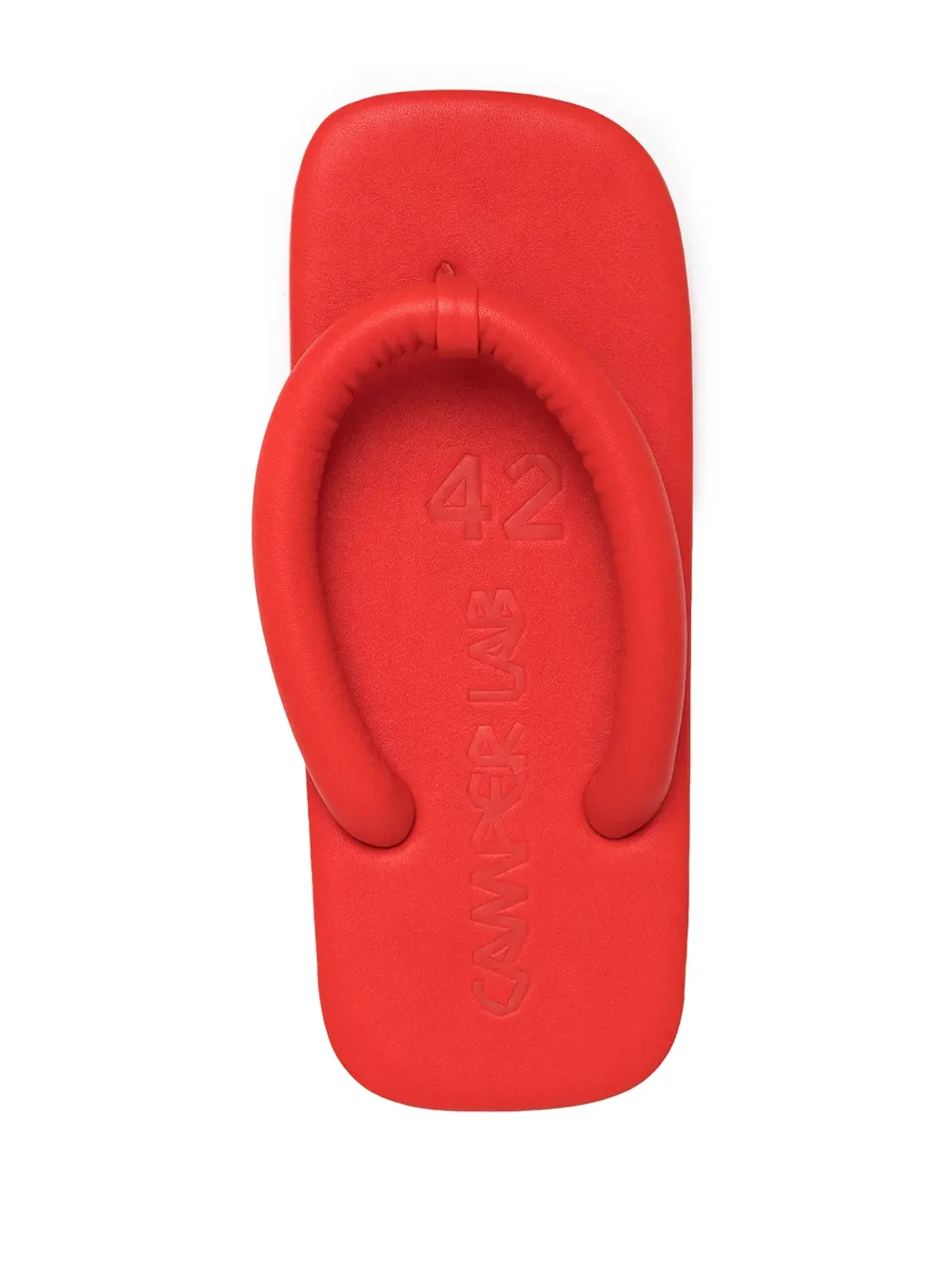CamperLab Hastalavista レザー フリップフロップス - 画像4