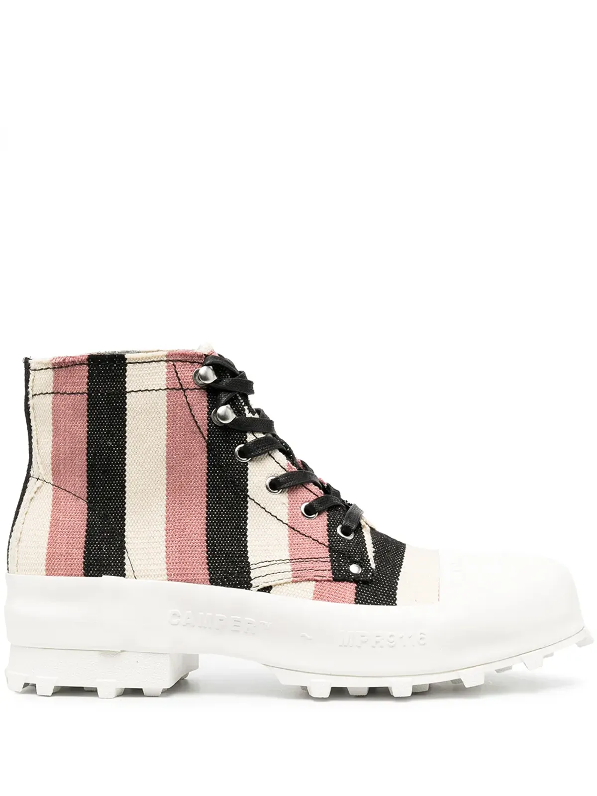 CamperLab Traktori striped ankle boots - Neutrals - 画像1