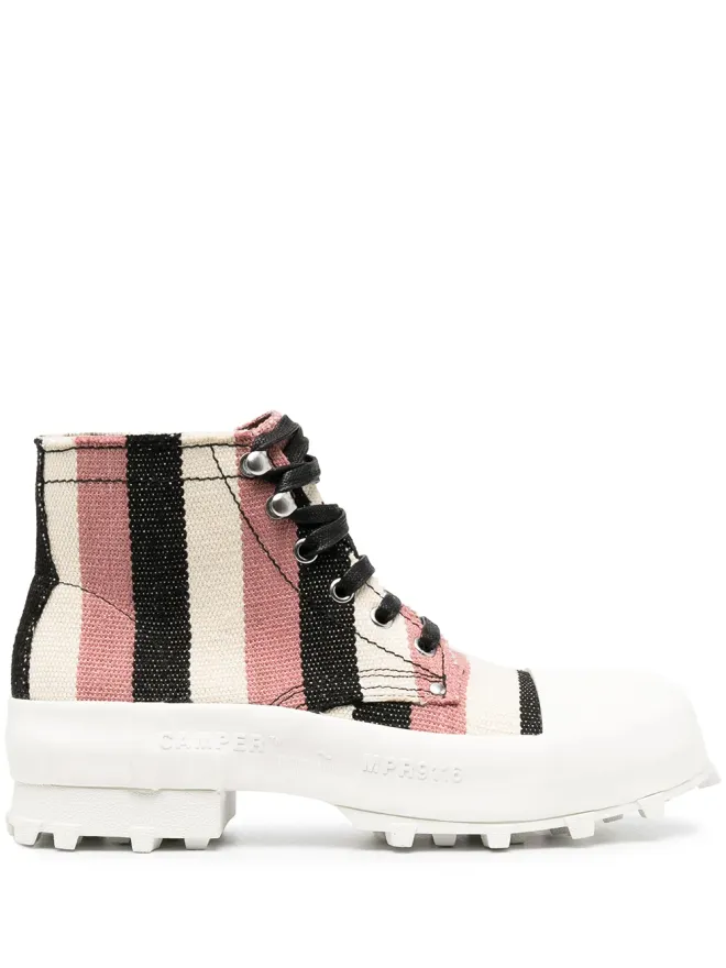 CamperLab CamperLab Traktori striped ankle bootsの商品画像