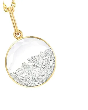 Moritz Glik 18K イエローゴールド ラウンド ダイヤ シェイカー ペンダント ネックレス - ピンク - サムネイル2