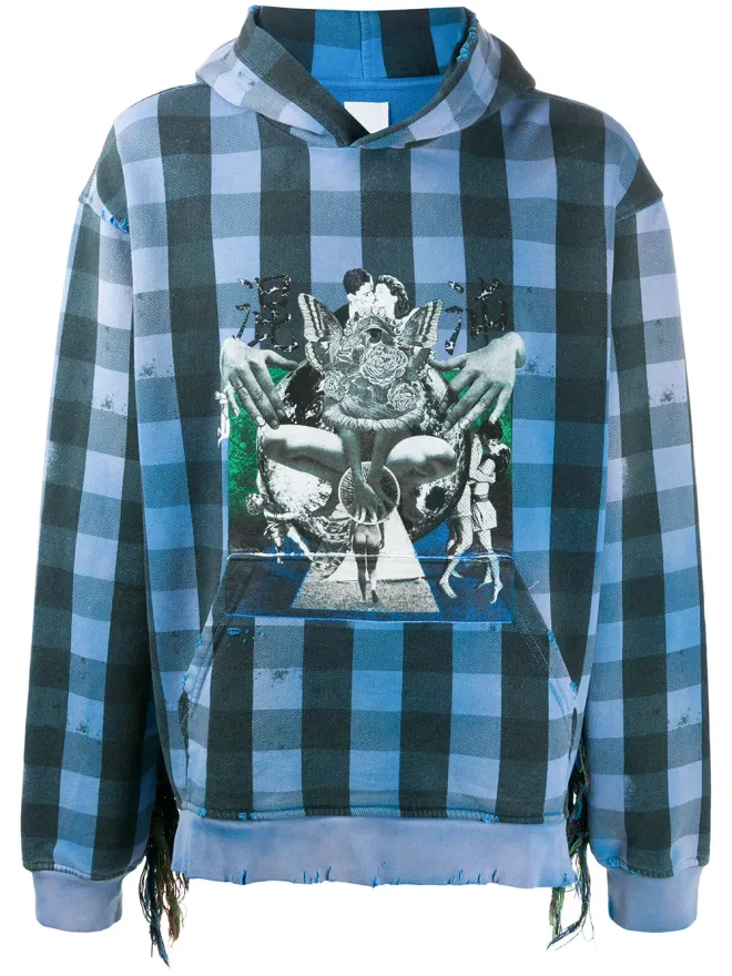 Alchemist Alchemist Babylon Burning check hoodieの商品画像